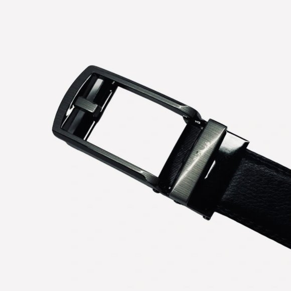 COMFORT CLICK Men's NWOT Adjustable Black Ratchet Belt - Picture 7 of 9